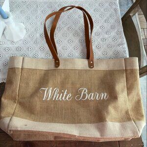 White Barn tote bag